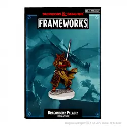Wizkids D&D Frameworks - Dragonborn Paladin Male