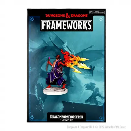 Wizkids D&D Frameworks - Dragonborn Sorcerer Female