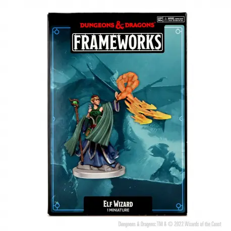 Wizkids D&D Frameworks - Elf Wizard Female