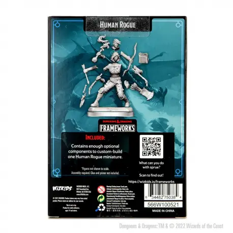 Wizkids D&D Frameworks - Human Rogue Female