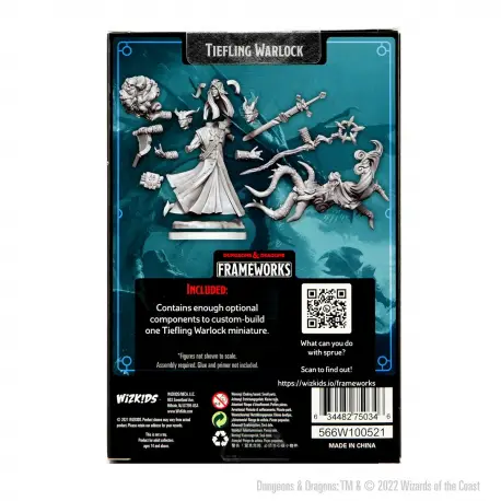 Wizkids D&D Frameworks - Tiefling Warlock Male