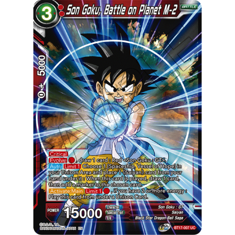 Son Goku, Battle on Planet M-2 (BT17-007) [NM/F]