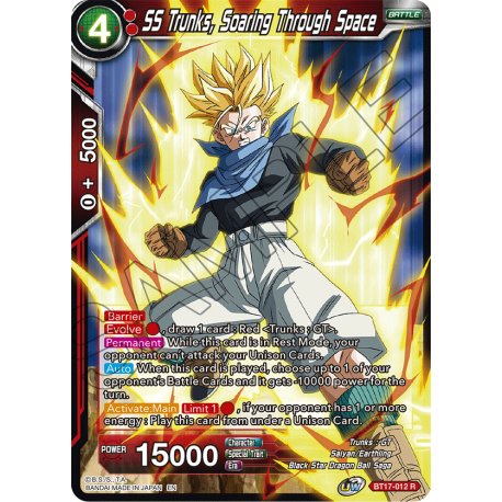 SS Trunks, Soaring Through Space (BT17-012) [NM]