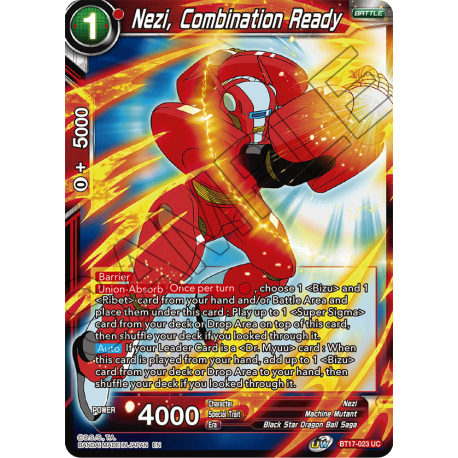 Nezi, Combination Ready (BT17-023) [NM]