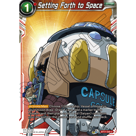 Setting Forth to Space (BT17-030) [NM]