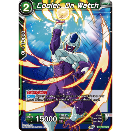 Cooler, On Watch (BT17-070) [NM]