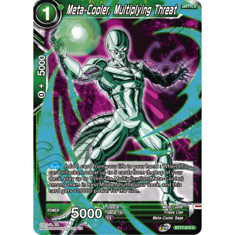 Meta-Cooler, Multiplying Threat (BT17-072) [NM]