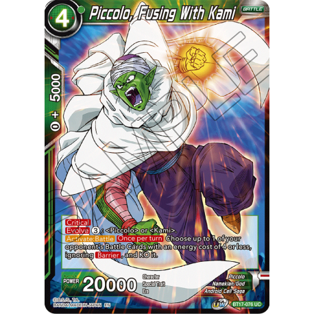 Piccolo, Fusing With Kami (BT17-076) [NM/F]