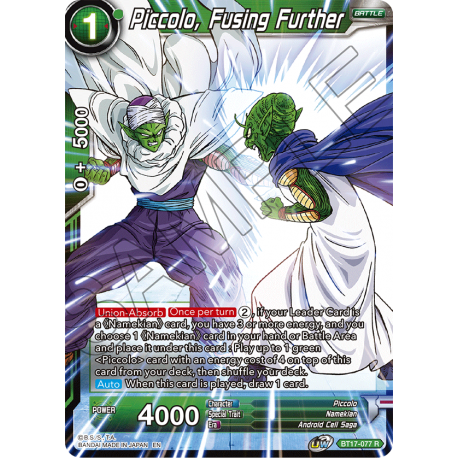 Piccolo, Fusing Further (BT17-077) [NM/F]