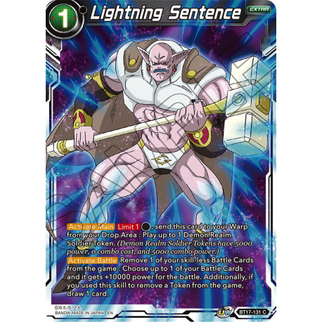 Lightning Sentence (BT17-131) [NM/F]