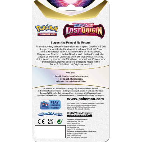 Pokemon TCG: Lost Origin Checklane Blister (Scrobunny)