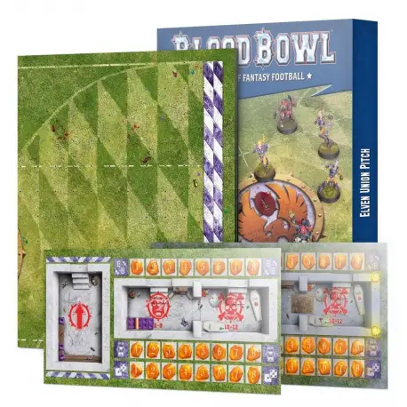 Blood Bowl: Elven Union Pitch & Dugouts