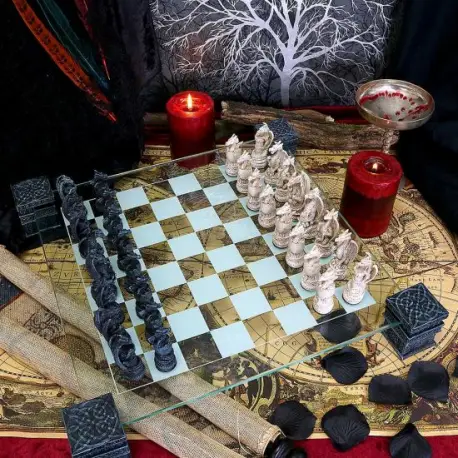 Dragon Chess Set 43cm (Nemesis Now)