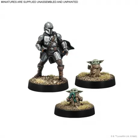 Star Wars Legion - Din Djarin & Grogu (przedsprzedaż)