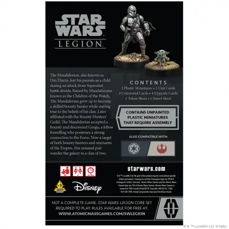 Star Wars Legion - Din Djarin & Grogu (przedsprzedaż)