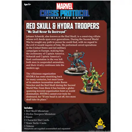 Marvel Crisis Protocol: Red Skull & Hydra Troops (przedsprzedaż)