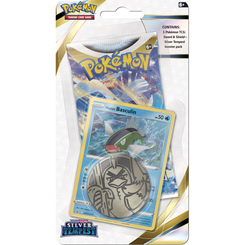 Pokemon TCG: Silver Tempest Checklane Blister (Basculin) (przedsprzedaż)