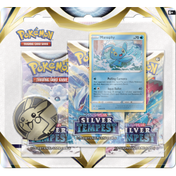 Pokemon TCG: Silver Tempest 3-Pack Blister (Manaphy) (przedsprzedaż)