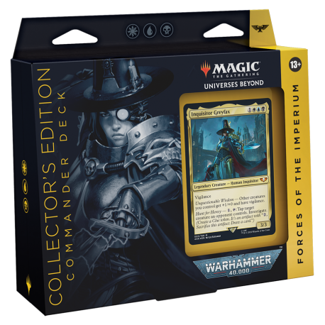 Magic The Gathering Warhammer 40000 Commander Deck Forces of the Imperium (PREMIUM) (przedsprzedaż)