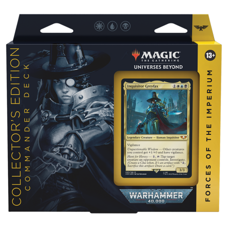 Magic The Gathering Warhammer 40000 Commander Deck Forces of the Imperium (PREMIUM) (przedsprzedaż)