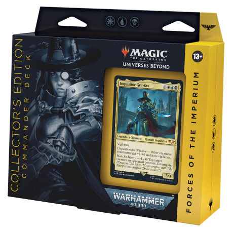 Magic The Gathering Warhammer 40000 Commander Deck Forces of the Imperium (PREMIUM) (przedsprzedaż)