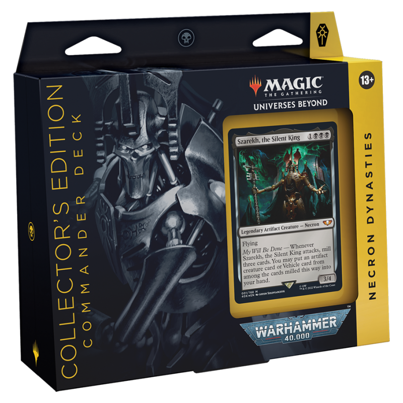 Magic The Gathering Warhammer 40000 Commander Deck Necron Dynasties (PREMIUM) (przedsprzedaż)