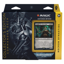 Magic The Gathering Warhammer 40000 Commander Deck Necron Dynasties (PREMIUM) (przedsprzedaż)