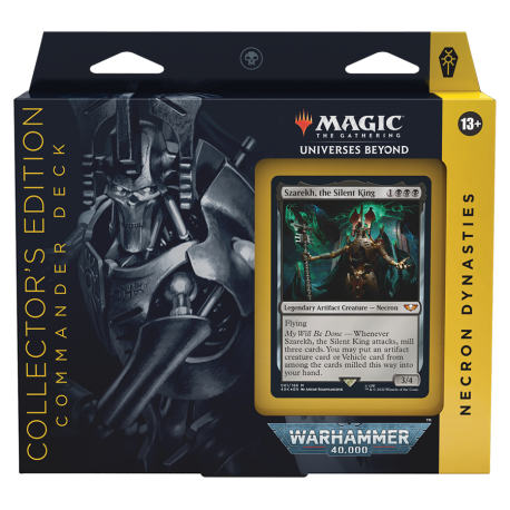 Magic The Gathering Warhammer 40000 Commander Deck Necron Dynasties (PREMIUM) (przedsprzedaż)