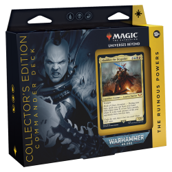 Magic The Gathering Warhammer 40000 Commander Deck The Ruinous Powers (PREMIUM) (przedsprzedaż)