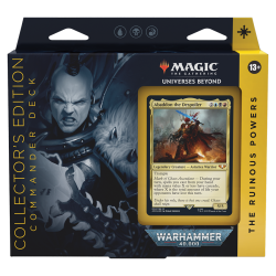 Magic The Gathering Warhammer 40000 Commander Deck The Ruinous Powers (PREMIUM) (przedsprzedaż)