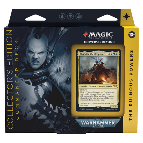 Magic The Gathering Warhammer 40000 Commander Deck The Ruinous Powers (PREMIUM) (przedsprzedaż)