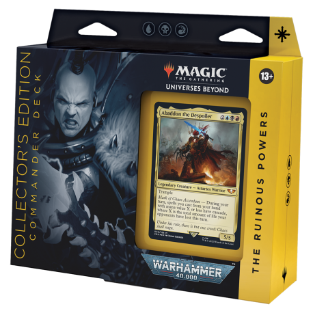 Magic The Gathering Warhammer 40000 Commander Deck The Ruinous Powers (PREMIUM) (przedsprzedaż)