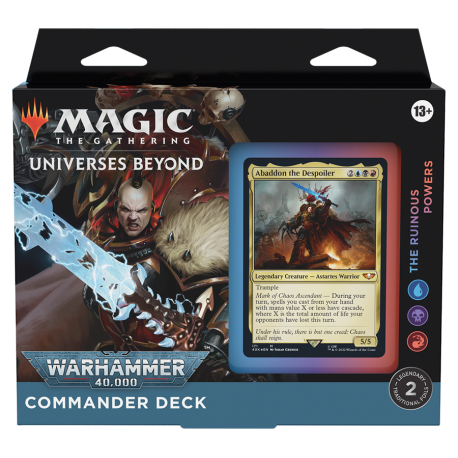 Magic The Gathering Warhammer 40000 Commander Deck The Ruinous Powers (przedsprzedaż)