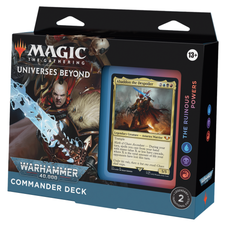 Magic The Gathering Warhammer 40000 Commander Deck The Ruinous Powers (przedsprzedaż)