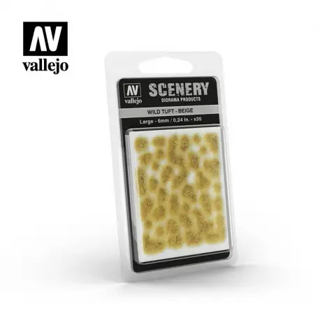 Vallejo Scenery - Wild Tuft - Beige 6 mm SC420