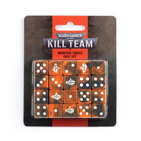 Warhammer 40k Kill Team: Hierotek Circle Dice Set (przedsprzedaż)