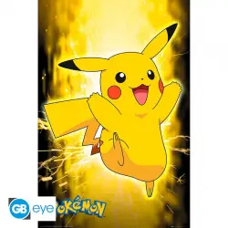Plakat Pokemon Pikachu Neon 61,5x61