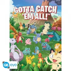 Plakat Pokemon Environments 52x38 (dwu pak)