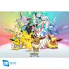 Plakat Pokemon Eevee Family 61,5x61