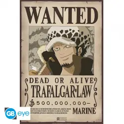 Plakat One Piece Wanted Trafalgar Law 52x38