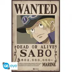 Plakat One Piece Wanted Sabo 52x38