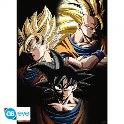 Plakat Dragon Ball Goku Transformations 52x38