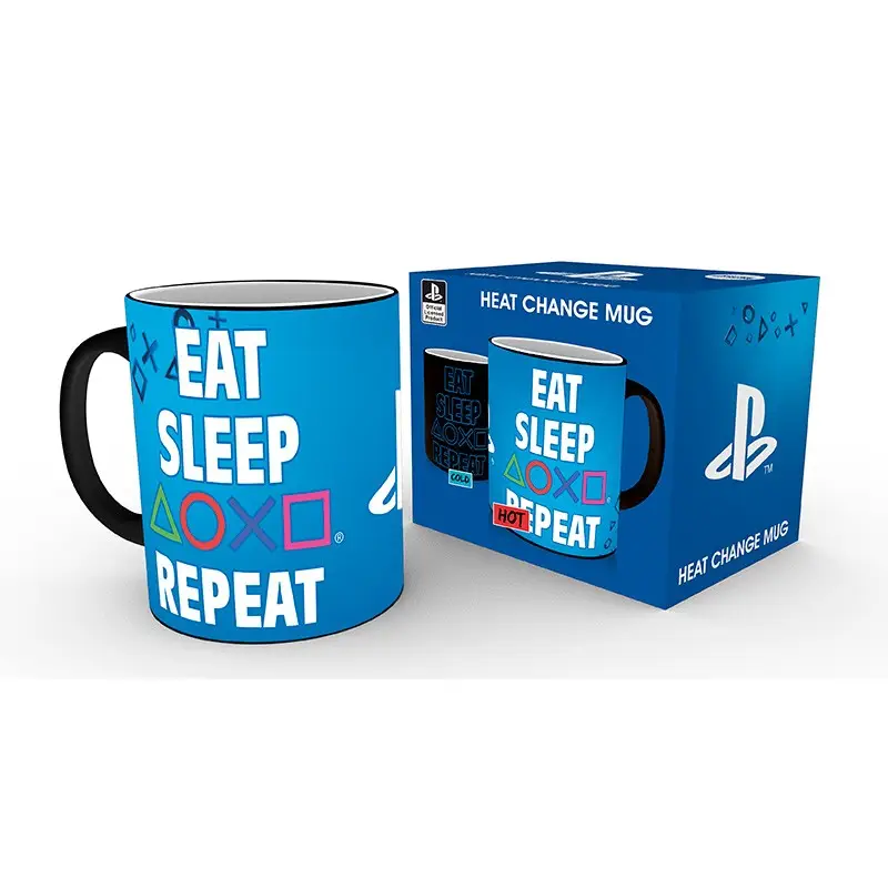 Kubek PlayStation: Eat Sleep Repeat 320ml
