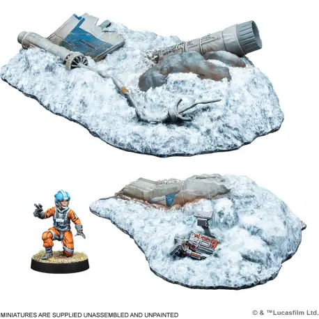 Star Wars Legion - Crashed X-Wing Battlefield Expansion (przedsprzedaż)