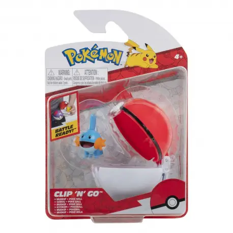 Pokemon Clip 'n' Go - Mudkip + Poke Ball