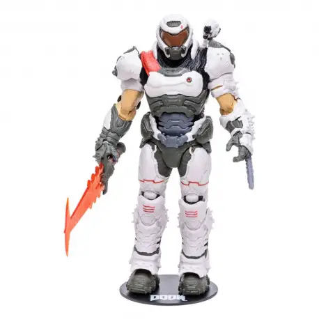 Figurka Doom Eternal - Doom Slayer (White Armor) 18 cm