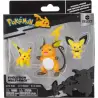 Pokemon Select Figurki Pichu, Pikachu, Raichu
