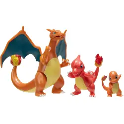 Pokemon Select Figurki Charmander, Charmeleon, Charizard