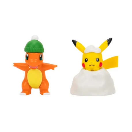 Pokemon Holiday Figurka Pikachu + Charmander