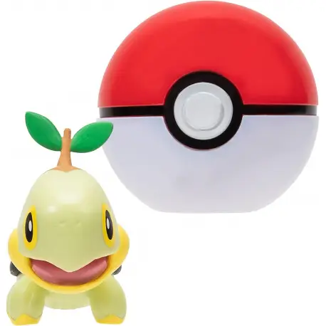 Pokemon Clip 'n' Go - Turtwig + Poke Ball